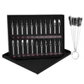 Produktbild: 22 St Tattoo Spitzen Tips Set Edelstahl Tattoo Nadeln Tipps Düse Mix 5 Stück ...