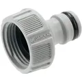 Produktbild: GARDENA Hahnverbinder 26,5mm (G 3/4`) – Mit Anti-Splash Funktion