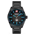 Produktbild: Swiss Military Hanowa Herren Armbanduhr Mountaineer in der Farbe Schwarz mit Edelstahlarmband; Gehäusedurchmesser: 42 mm; SMWGG2100530
