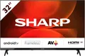 Produktbild: Sharp 1T-C32FHx LED-Fernseher (80 cm/32 Zoll, HD-ready, Android TV, Smart-TV, Frameless Android TV, 3X HDMI)