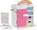 Produktbild: BABY born Regenbogenschrank, Puppenkleiderschrank, Aufbewahrung für Puppenkleidu