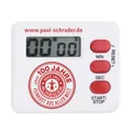 Produktbild: Tea Timer 100 Jahre Schrader, inkl. Batterie (H 5 cm x B 6 cm)