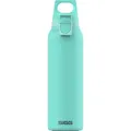 Produktbild: SIGG - Isolierte Trinkflasche - Thermosflasche Hot & Cold One Light Glacier - Mit Fruchtfilter - Auslaufsicher - BPA-frei - 18/8-Edelstahl - Camping & Outdoor - Hellblau - 0,55L