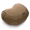 Produktbild: Halbmond Yogakissen 42cm lang 30cm breit und 15cm hoch Chocolate mit Buchweiz...