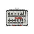 Produktbild: Bosch 15tlg PRO Fräser-Set Fräser Nutfräser Abrundfräser Bündigfräser 8mm Schaft