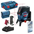 Produktbild: Bosch Professional 12V System Kreuzlinienlaser GCL 2-50 C (1x Akku 12V + Ladegerät, roter Laser, Innenbereich, mit App-Funktion, Halterung, Klammer, Arbeitsbereich: bis 20 m, in L-BOXX)