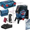Produktbild: Bosch Professional Linienlaser GCL 2-50 C | Kreuzlinienlaser 12V | Bluetooth | Akku & Ladegerät | 20m | L-Boxx | rot