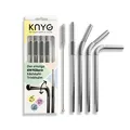 Produktbild: KNYG | Der einzige biegsame Edelstahl Strohhalm | Patentiert & Hygienezertifi...