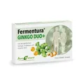 Produktbild: Fermentura® Ginkgo Duo Plus – Ginkgo Biloba Kapseln mit Vitamin B12 & Folsäure | vollständig fermentiert & hochdosiert | Vegan – 1er Pack - 30 Kapseln