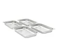 Produktbild: vidaXL Thermobehälter, Gastronormbehälter 4 Stk. GN 1/1 65 mm Edelstahl