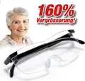 Produktbild: Olotos Lupenbrille Vergrößerungsbrille Leselupe Lesebrille Brille Kopf Lupe Vergrößerung, 160% Vergrößerung mit Stoffetui