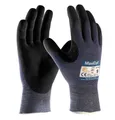 Produktbild: 12er PACK(Paar) ATG® Schnittschutz-Strickhandschuhe MaxiFlex Cut (34-8443) Nitri