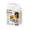 Produktbild: Croci Super Windel Aktivkohle – Hygienematten für Hunde 57x84 cm – 30 Stück, Unterlagen für Hunde und Haustiere, für Hunde- und Katzenurin, Ultra saugfähig, Einweg, reiß- und geruchshemmend