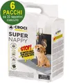 Produktbild: 180 Hygienische Hundematten SuperNappy Active Charcoal 84x57 cm - 6 Packungen Cr