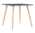 Produktbild: vidaXL Esstisch Esstisch Grau und Eichefarben 80,5x80,5x73 cm MDF (1-St)