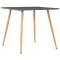 Produktbild: vidaXL Esstisch Grau und Eichefarben 80,5x80,5x73 cm MDF NEU