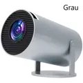 Produktbild: Grauer HY300 4K-Projektor – Full HD, Android 11, WiFi6, 260 ANSI. - Grau