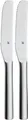 Produktbild: WMF Besteck-Set Nuova (2-tlg), 2 Personen, Cromargan® Edelstahl Rostfrei 18/10, 2-tlg., Wellenschliff, 19,5 cm, Cromargan Edelstahl rostfrei 18/10