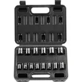 Produktbild: 3/8-zoll-schlagsteckschlüsselsatz,14-teiliger Flacher Steckschlüsselsatz Metrisch 7–20mm,6-punkt-cr-mo-legierungsstahl Für Autoreparatur,leicht Lesbare Größenmarkierungen,aufbewahrungskoffer - Vevor
