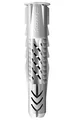 Produktbild: FISCHER Universaldübel UX 6 x 35 R, Schachtel mit 50 Nylondübeln, Allzweckdübel mit Rand, für optimalen Halt bei Befestigungen in Beton, Gipskarton, Kalksand-Lochstein uvm.