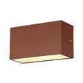 Produktbild: SLV Wandaufbauleuchte SITRA M UP/DOWN / Beleuchtung für Wände, Wege, Eingänge, LED Spot außen, Aufbau-Leuchte Outdoor, Gartenlampe / IP44 14W 1700lm 3000/4000K CCT SWITCH rost