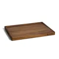 Produktbild: BURNHARD® Schneidebrett aus Akazienholz – extra großes XXL Küchenbrett (52 x 38 cm) mit Saftrille, Griffmulden & rutschfestem Stand