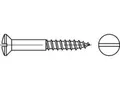 Produktbild: 100 x Linsensenk-Holzschrauben mit Schlitz DIN 95 Messing 6 x 60, CAB FASTENING