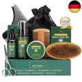 Produktbild: CUSMAY Bartpflege Set für Männer 9 Teilig,Geschenke Bart Set Herren mit N
