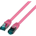 Produktbild: EFB Elektronik RJ45 Patchkabel S/FTP, Cat.6A, LSZH, 10m, magenta Das geschirmte Cat.6A RJ45 Patchkabel gewährleiste (S/FTP, CAT6a, 10 m) (MK6001.10MA)