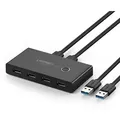 Produktbild: UGREEN Switchbox HUB Switch 4x USB 3.2 Gen 1 USB Hub - Schwarz