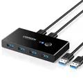 Produktbild: UGREEN USB Switch 2PC USB 3.0 Switcher 2 In 4 Out USB Switch mit 2 USB 3.0 A