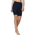 Produktbild: Bellivalini Leggings Damen Kurze Leggings aus Baumwolle BLV50-157 (1-tlg) elastischer Bund blau L