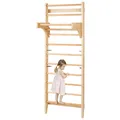 Produktbild: VEVOR Schwedische Leiter Wand Gym 10-Level Holz Indoor Spielplatz Kletterleiter