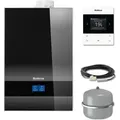 Produktbild: Buderus GB192i.2-25, W50S, Gas-Brennwerttherme, schwarz, 1 Heizkreis, BC400