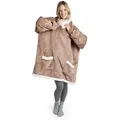 Produktbild: Blumtal Deckenpullover, Braun, Textil, Freiform, 81x86 cm, Oeko-Tex® Standard 100, Wohntextilien, Decken, Kuscheldecken