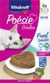 Produktbild: Vitakraft Poésie Katzenfutter Gelée Wild & Lachs 6 x 85 g