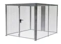 Produktbild: Lagerbox LBM 3000, abschließbar, Doppelflügeltor, B 3010 x H 1985 mm, zur Bodenbefestigung, Baukastensystem, B 2450 x T 5885 x H 2100, feuerverzinkt