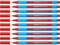 Produktbild: Schneider 152102 Slider Edge M Kugelschreiber (Strichstärke: M, dokumentenecht, Dreikant-Stift) 10er Packung, rot