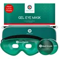 Produktbild: Augenmaske Kühlend Set mit 2 Kühlpads Grünes Set für Entspannung und Komfort