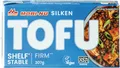 Produktbild: MORI-NU Tofu hart - Fester Seidentofu aus Sojabohnen - Ideal zum Marinieren, für Pfannengerichte & Suppen - Vegan und Glutenfrei - 1 x 307g