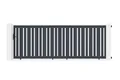 Produktbild: Casanoov Schiebetor aus aluminium 4m VEYMONT H.140cm grau
