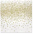 Produktbild: 5906360763539 Serwetki świąteczne złote confetti 33x33 cm (20 sztuk) PAW