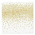 Produktbild: Weihnachtservietten Weihnachtskugeln Gold 33x33 Cm 20 Stk Aus Papier 3 Lagen