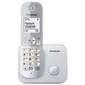 Produktbild: Panasonic KX-TG6811 - Schnurlostelefon mit Rufnummernanzeige - DECT - Pearly Silver (KX-TG6811GS)