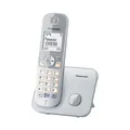 Produktbild: Panasonic KX-TG6811GS DECT Schnurlostelefon (strahlungsarm, Eco-Modus, GAP Telefon, ohne Anrufbeantworter, Festnetz, Anrufsperre) perl-silber