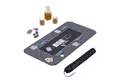 Produktbild: relaxdays Spieltisch Pokermatte 120x60, Schwarz