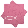 Produktbild: Servietten Fisch Pink Tischdeko Kommunion Konfirmation Taufe 20 Stück