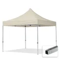 Produktbild: TOOLPORT Faltpavillon Faltzelt Pavillon 3x3m ohne Seitenteile 32mm Aluminium Partyzelt 700N Creme