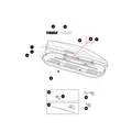 Produktbild: Thule Schließleiste Verschlußleiste für Dachbox Motion M Touring Sport 13828