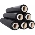 Produktbild: Stretchfolie Palettenfolie Verpackungsfolie Wickelfolie Schwarz 300m